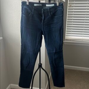 Pilcro and the Letterpress Dark Blue Skinny Jeans